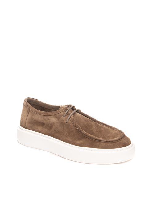 dark brown suede sneaker JEROLD WILTON | 1257LIGHT-HAVANA